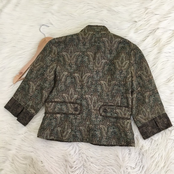 🍁SOLD🍁Coldwater Creek Fleur De Lis Jacket - Picture 5 of 8
